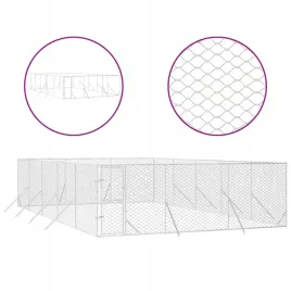 kojec-zewnetrzny-dla-psa-srebrny-6x10x2-m-stal-galwanizowana
