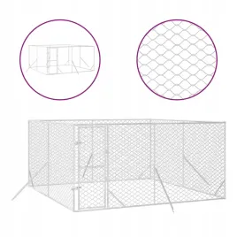 kojec-zewnetrzny-dla-psa-srebrny-4x4x2-m-stal