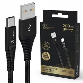 kabel-extralink-usb-usb-typ-c-2-m-czarny