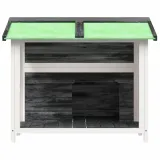 buda-dla-psa-szara-96x87x805-cm-drewno-sosnowe-rodzaj-z-dwuspadowym-dachem