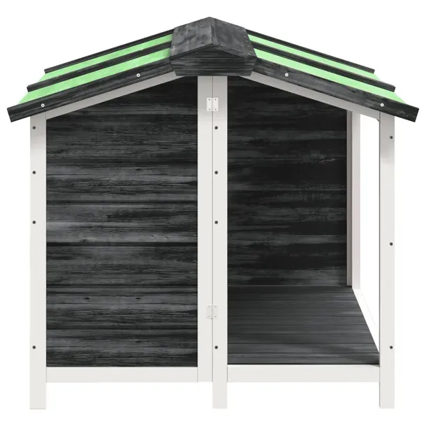 buda-dla-psa-szara-96x87x805-cm-drewno-sosnowe-typ-buda