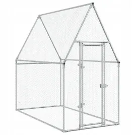 klatka-dla-kurczat-srebrna-200x100x190-cm-stal-galwanizowana