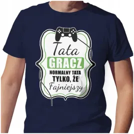 meska-koszulka-t-shirt-na-dzien-ojca-taty-tata-gracz-w-gry-l-jakosc