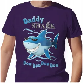 meska-koszulka-t-shirt-na-dzien-ojca-taty-tata-rekin-daddy-shark-m