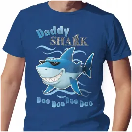 meska-koszulka-t-shirt-na-dzien-ojca-taty-tata-rekin-daddy-shark-l
