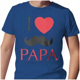 meska-koszulka-t-shirt-na-dzien-ojca-taty-i-love-papa-tata-xl-jakosc