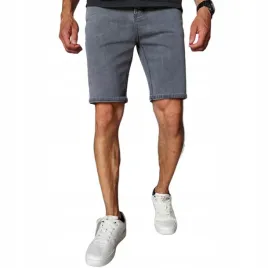 krotkie-spodenki-meskie-jeans-klasyczne-grafitowe-33