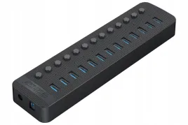 hub-usb-3-0-13-porty-aktywny-z-zasilaczem-orico-ct2u3-13ab-eu-bk-bp