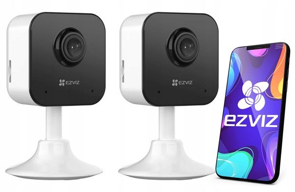 ﻿Kamera WiFi EZVIZ H1c FullHD Niania Mikrofon Głośnik 2 szt Zestaw