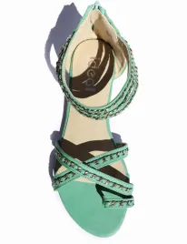 9822-zielone-green-lato-sandaly-wygodne-zgrabne-japonki-lancuszek-38