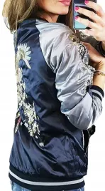 795-kurtka-damska-lekka-bomberka-haft-kwiaty-wiosna-przejsciowa-kolor-l
