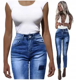 g5117-jeans-rurki-kobiece-dopasowane-unikatowe-m
