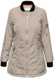 fa125-bezowa-kurtka-damska-przejsciowa-bomberka-dluga-lekka-l