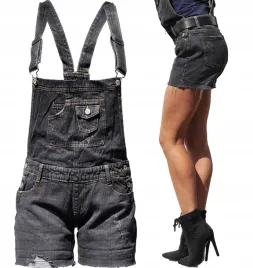 h043-jeansowe-ogrodniczki-grafit-jeans-szorty-xs