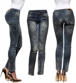 406-kobiece-wygodne-spodnie-jeans-rurki-wzory-m