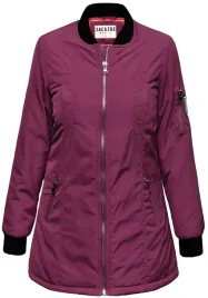 fa125-bordo-kurtka-damska-bomberka-dluga-lekka-przejsciowka-wiosenna-m