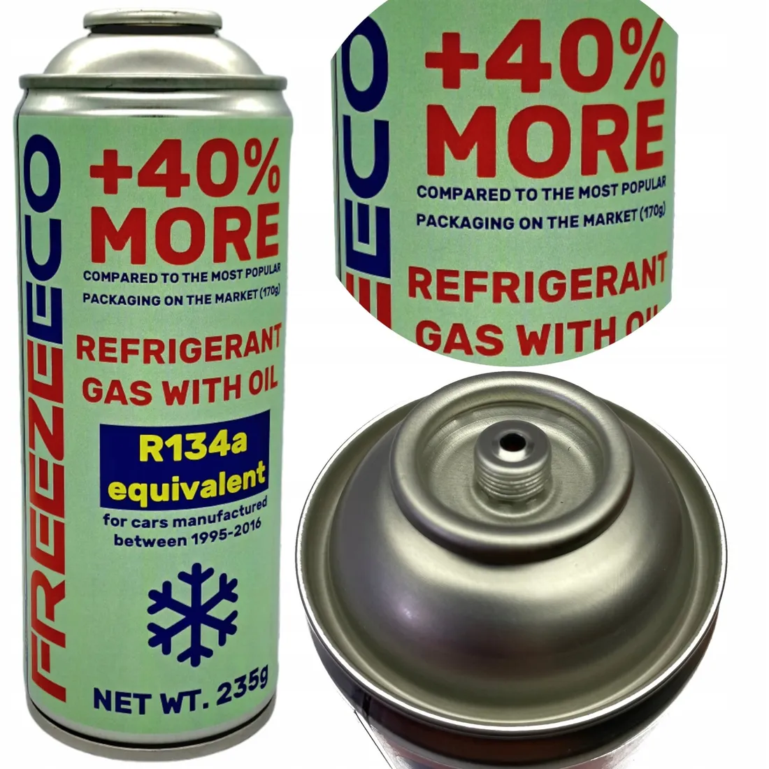 GAZ DO NABICIA KLIMATYZACJI nabój AC FreezeEco Clima Fix Set R134a