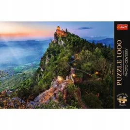 puzzle-1000-ukladanka-premium-widok-krajobraz-gory-wieza-cesta-12-trefl