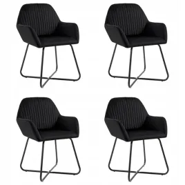 krzesla-stolowe-4-szt-czarne-obite-aksamitem