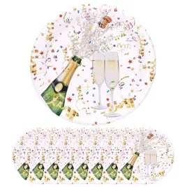 talerze-talerzyki-papierowe-biale-butelka-szampana-szampanskie-8szt