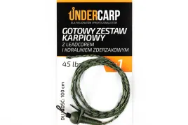 gotowy-zestaw-z-leadcorem-i-koralikiem-zderzakowym-45-lbs-100-cm-zielony