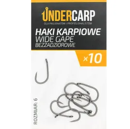 undercarp-teflonowe-haki-karpiowe-wide-gape-bezzadziorowe-rozm-6