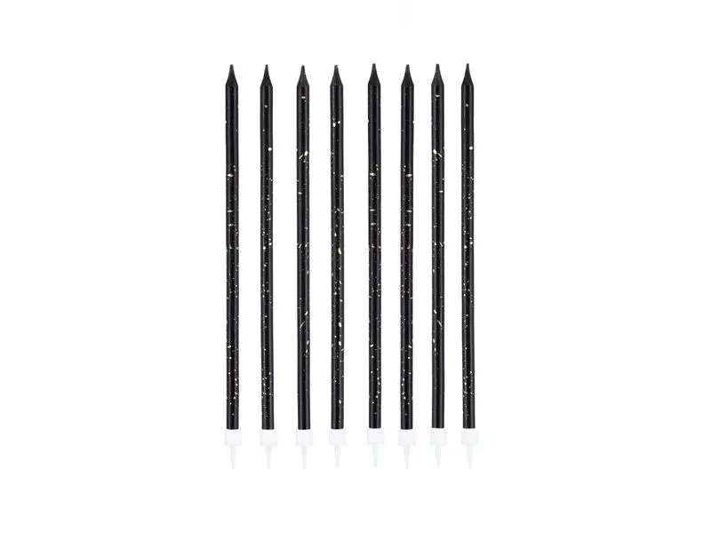 swieczki-urodzinowe-dlugie-czarne-z-zlotymi-plamkami-8-szt-waga-z-opakowaniem-0-3-kg