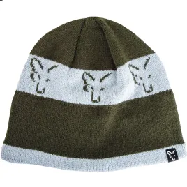 czapka-fox-green-silver-beanie