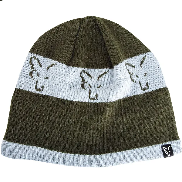 czapka-fox-green-silver-beanie