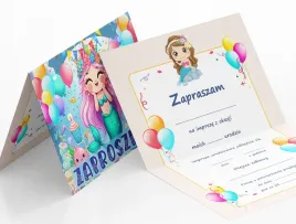 zaproszenie-syrenka-mala-slodka-na-urodziny-dziecka-koperta-gratis