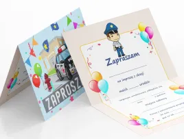 zaproszenie-policja-radiowoz-policyjny-na-urodziny-dziecka-koperta-gratis