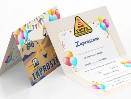 zaproszenie-koparka-budowa-spych-na-urodziny-dziecka-koperta-gratis