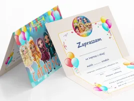 zaproszenie-rainbow-high-lalka-na-urodziny-dziecka-koperta-gratis