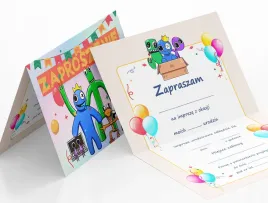 zaproszenie-rainbow-friends-na-urodziny-dziecka-koperta-gratis