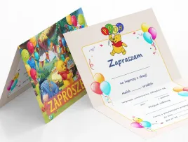 zaproszenie-kubus-puchatek-na-urodziny-dziecka-koperta-gratis