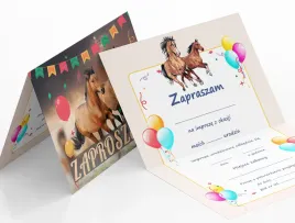 zaproszenie-konie-na-urodziny-dziecka-koperta-gratis
