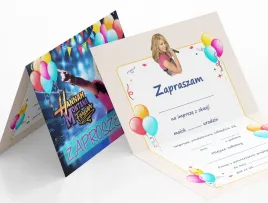 zaproszenie-hannah-montana-na-urodziny-dziecka-koperta-gratis