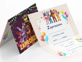 zaproszenie-five-nights-at-freddy-s-na-urodziny-dziecka-koperta-gratis