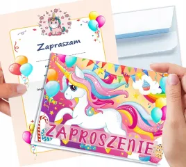 zaproszenie-jednorozec-teczowy-rozowy-na-urodziny-dziecka-koperta-gratis