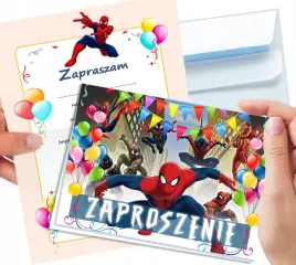 zaproszenie-spiderman-na-urodziny-dziecka-koperta-gratis