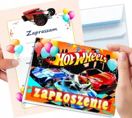 zaproszenie-hot-wheels-samochodziki-na-urodziny-dziecka-koperta-gratis