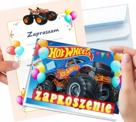 zaproszenie-hot-wheels-monster-truck-na-urodziny-dziecka-koperta-gratis