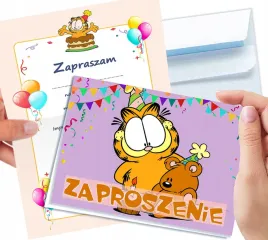 zaproszenie-garfield-na-urodziny-dziecka-koperta-gratis