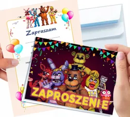 zaproszenie-five-nights-at-freddy-s-na-urodziny-dziecka-koperta-gratis