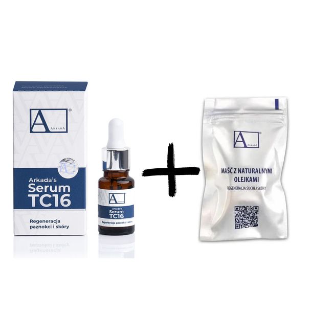 ﻿ARKADA Zestaw Serum TC16 11 ml + Maść 3g