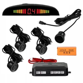 czujniki-parkowania-cofania-tyl-uniwersalne-wyswietlacz-buzzer-czarne