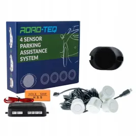czujniki-parkowania-cofania-tyl-uniwersalne-zbuzzer-zestaw-biale