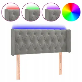 zaglowek-do-lozka-z-led-jasnoszary-103x16x7