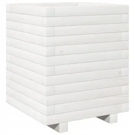 donica-ogrodowa-biala-40x40x495-cm-lite-drewno-sosnowe