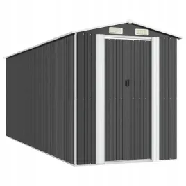 szopa-ogrodowa-antracytowa-192x523x223-cm-stal-galwanizowana